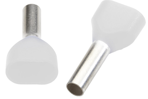 Klemsan 572020E IKY 2x0,75/8 Eco 0,75 mm² Kablo çapına uygun çift girişli izoleli yüksük 500 Adet