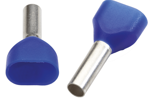 Klemsan 572050 IKY 2x2,5/10 2,5 mm² Kablo çapına uygun çift girişli izoleli yüksük 200 Adet