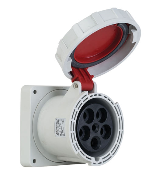 Mete 5x125A. IP67 Makine Prizi Düz Avrupa Tipi 3P+N+E