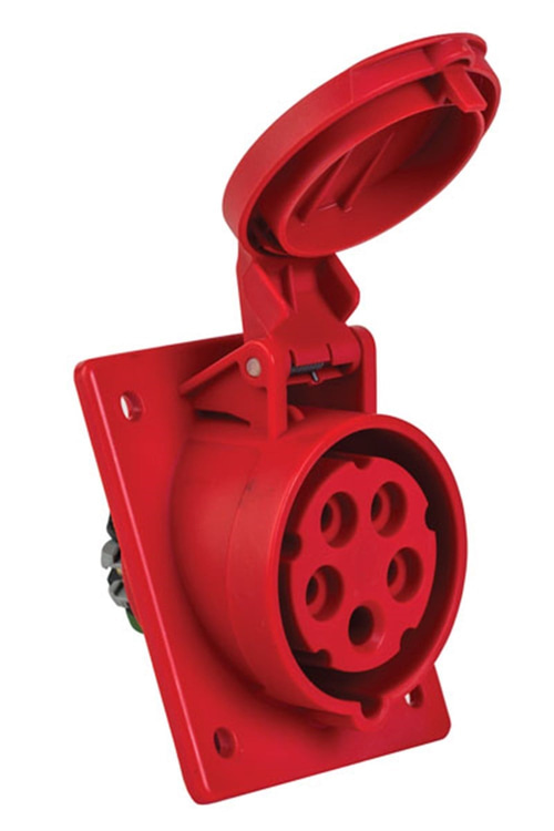 Mete 5X16A. IP44 Makine Prizi Eğik Vidali Bağlantı 3P+N+E
