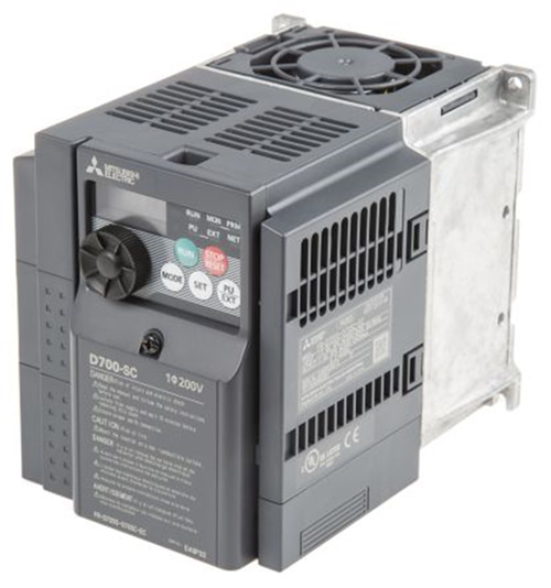 Mitsubishi FR-D720S-070SC-EC Monofaze Inverter; Anma Gücü: 1,5kW; 1x200-240V; Anma Akımı:7A@50°C; IP20