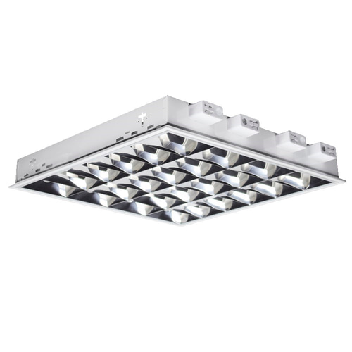Pelsan 2x18W T8 Sıva Altı 7 Lamel Çift Parabolik Ofis Armatürü
