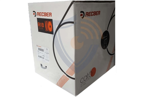 Reçber RIB Cat6 U/UTP Network Kablosu 4x2x23 AWG Euro-Class Makara 305 Metre
