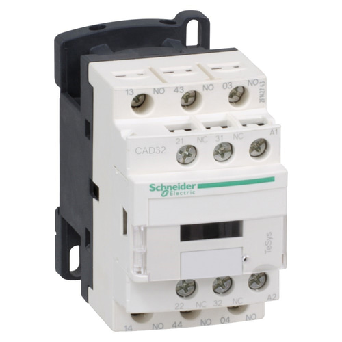 Schneider CAD32M7 Tesys D Yardımcı Kontaktör - 3 Na + 2 Nk - <= 690 V - 220 V Ac Standart Bobin