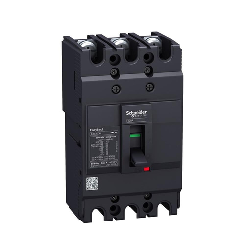 Schneider EZC100H3050 Kompakt Şalter Easypact Ezc100H - Tmd - 50 A - 3 Kutup 3D