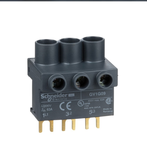 Schneider GV1G09 TeSys GV2, TeSys D ve TeSys U - Terminal Bloğu - 3P - üstten