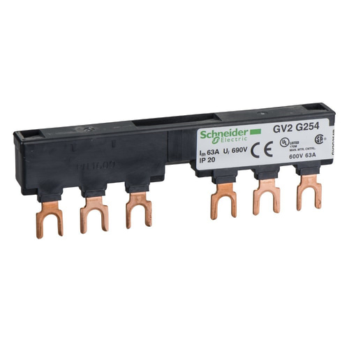 Schneider GV2G254 Tesys Gv2, Tesys D Ve K Ve U - Comb Busbar - 63 A - 2 Tap-Off - 54 Mm Aralık