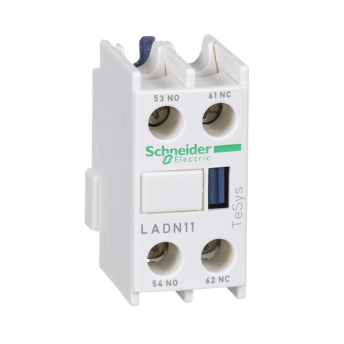 Schneider LADN11 Tesys D - Yardımcı Kontak Bloğu - 1 Na + 1 Nk - Vida Kelepçesi Terminalleri