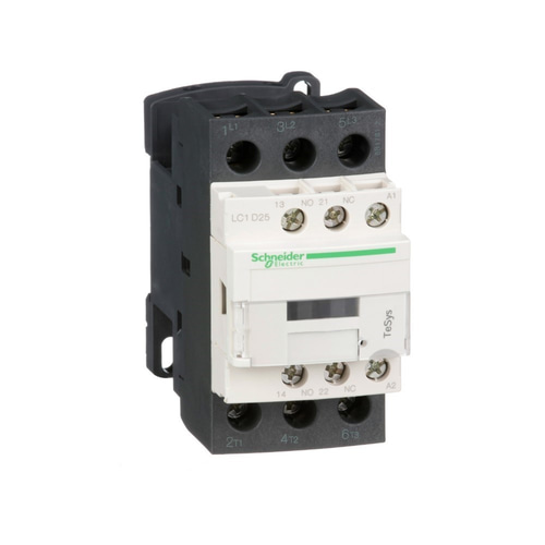 Schneider LC1D25B7 Tesys D Kontaktör - 3P(3 Na) - Ac-3 - <= 440 V 25 A - 24 V Ac Bobin