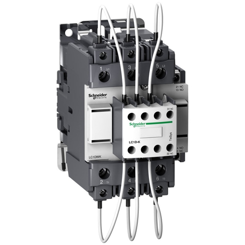 Schneider LC1DPK12M7 Kondansatör Kontaktörü Tesys Lc1-Dp - 3 Kutup - 400...440V 33,3 Kvar - Bobin 220 V Ac