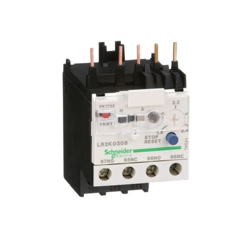 Schneider LR2K0308 Tesys K - Diferansiyel Termal Aşırı Yük Röleleri - 1,8...2,6 - Sınıf 10A