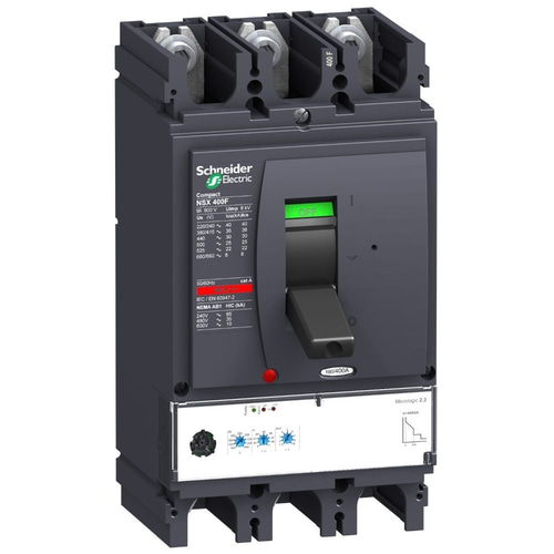 Schneider LV432676 Termik Manyetik Kompakt Şalter Compact Nsx400F - Micrologic 2.3 - 400 A - 3 Kutup 3D