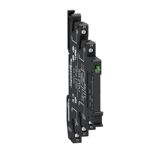 Schneider RSL1PVBU Led Ve Koruma Devreli Vidalı Soket Üzerine Monte Edilen İnce Röle, 24 V