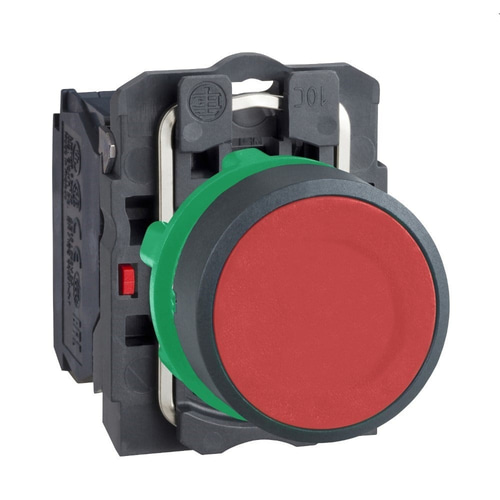 Schneider XB5AA42 Kırmızı Sıva Altı Eksiksiz Buton Ø22 Yaylı Dönüş 1Nk İşaretsiz