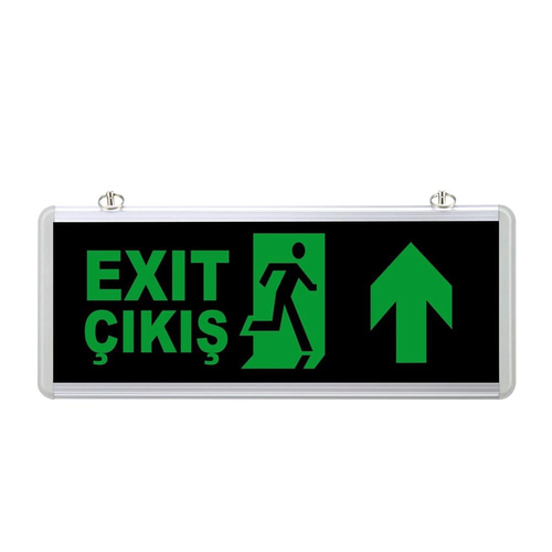 Selda Exit Yukarı Ok Çift Yönlü Acil Yönlendirme Armatürü