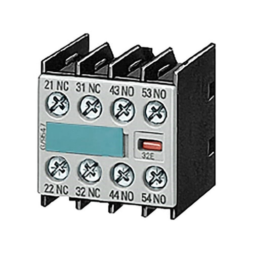 Siemens 3RH1911-1HA12 Yardımcı Kontak, Vidalı Terminal, NO/2NC, 6 A ac, 10 A dc, 250 V dc, 690 V ac, Geçirerek Takma