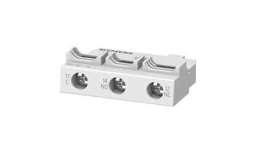 Siemens 3RV1901-1D Motor Koruma Şalteri Aksesuarı Yardımcı Kontak Bloğu Üstten Yatay Montajlı 1C 0
