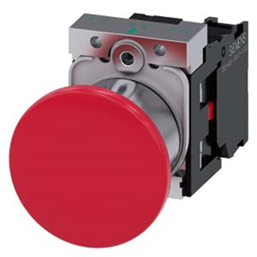 Siemens 3SU1150-1BA20-1CA0 Sirius Act Metal Çek-Kur 1Nc Komple Acil Stop Mantar Butonlar 40Mm