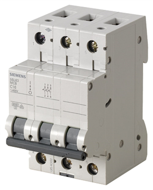 Siemens 5SL6325-7YA 25A; 3 FAZLI; 5SL Classic Anahtarlı Otomatik Sigorta; 6kA; C Tipi; Yavaş Karakterli