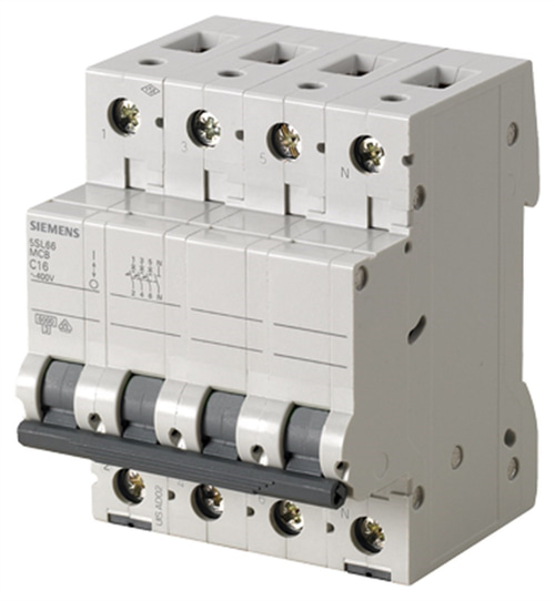 Siemens 5SQ2670-2YA10 10A; 3 FAZ+NÖTR; >N< Otomat; Anahtarlı Otomatik Sigorta; 3kA; C Tipi;
