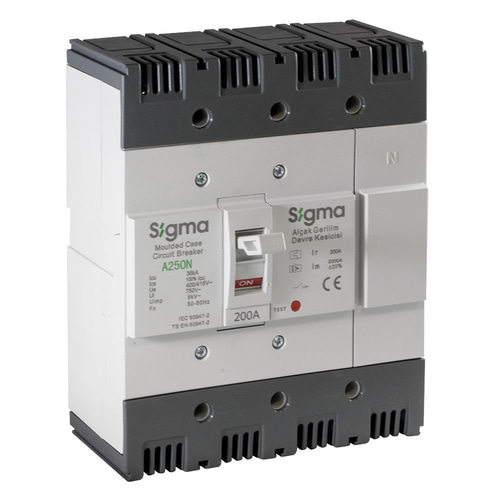 Sigma A250 250A 36 kA 4 Kutuplu Sabit Tip Kompakt Şalter