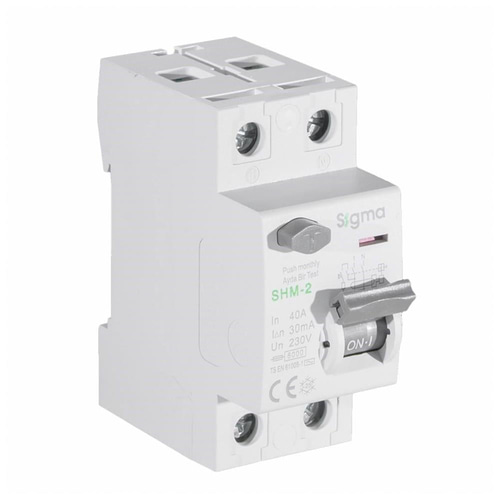 Sigma SHM 2P 300mA 40A 6KA Kaçak Akım Koruma Rölesi