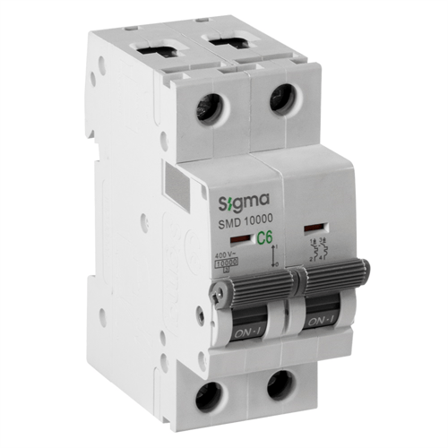 Sigma SMD10000 10kA 2P C10  Otomatik Sigorta