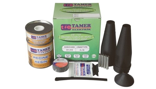 Tamer 4x10 Bakır İletken İçin Reçineli Kablo Ek Mufu