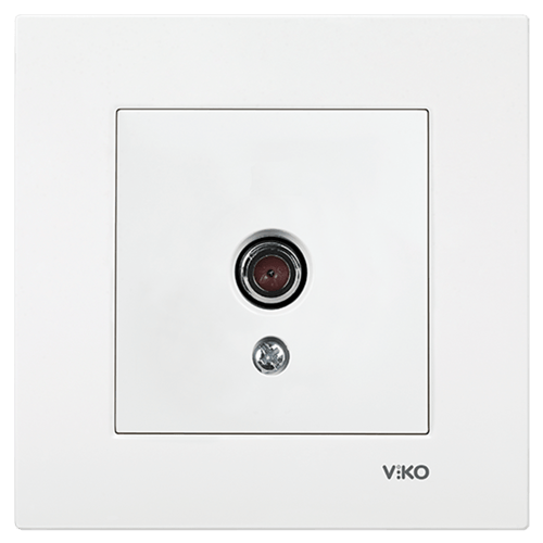 Viko Karre Beyaz TV Prizi Geçişli 12dB