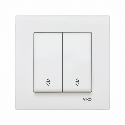 Viko Karre/Meridian Beyaz Komütatör Vavien (Çerçeve Hariç)