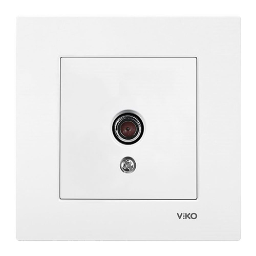 Viko Karre/Meridian Beyaz TV Prizi Dirençsiz (Çerçeve Hariç)