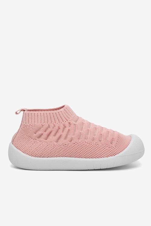 Rahat Kalıp Esnek Ortopedik Taban Çocuk Ayakkabı Çocuk Unisex Pudra Ayakkabı TBFTH005