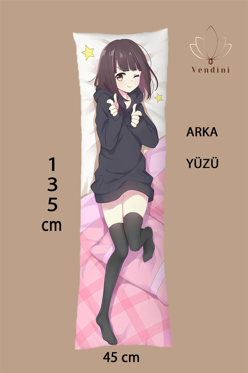 Anime Karakter Sarılma Yastığı Kılıfı 
