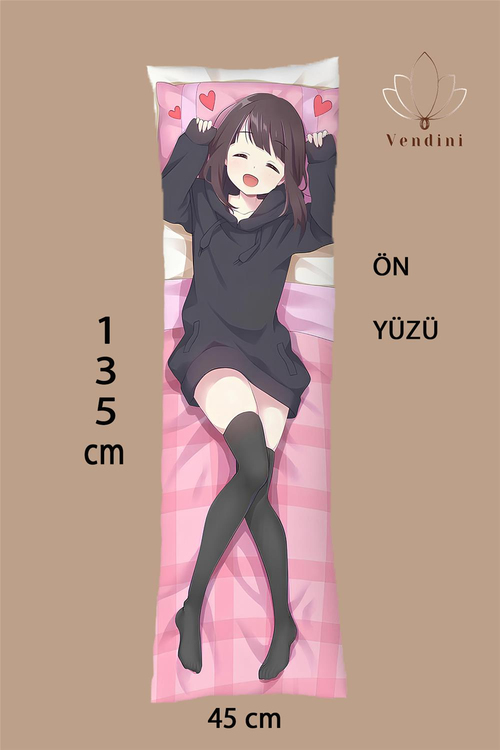 Anime Karakter Sarılma Yastığı Kılıfı 
