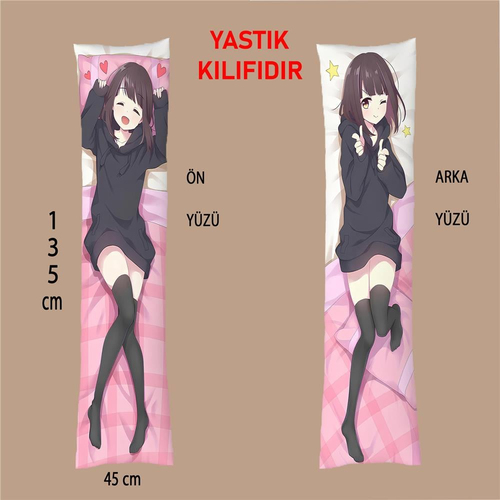 Anime Karakter Sarılma Yastığı Kılıfı 