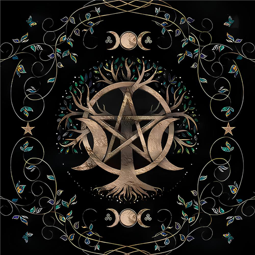 Tarot - Sunak -Altar  Örtüsü