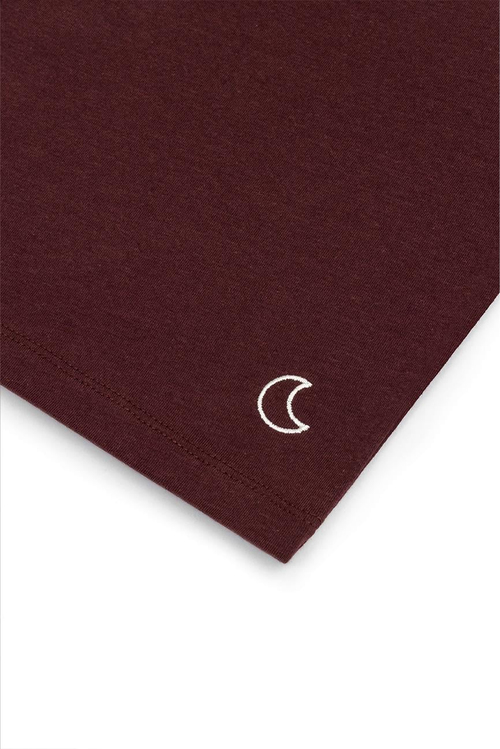 Bambu Uzun Kollu Pijama Takımı / Bordo