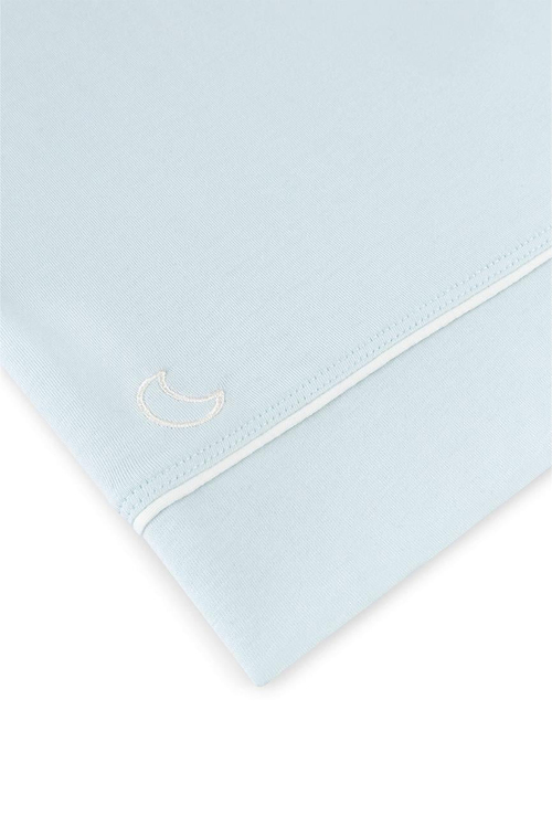Modal Biyeli Uzun Kollu Pijama Takımı / Buz Mavisi