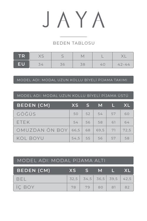 Modal Biyeli Uzun Kollu Pijama Takımı / Bordo