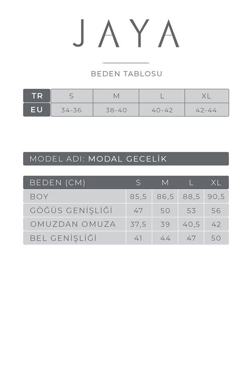Modal Gecelik / Vişne | JAYA