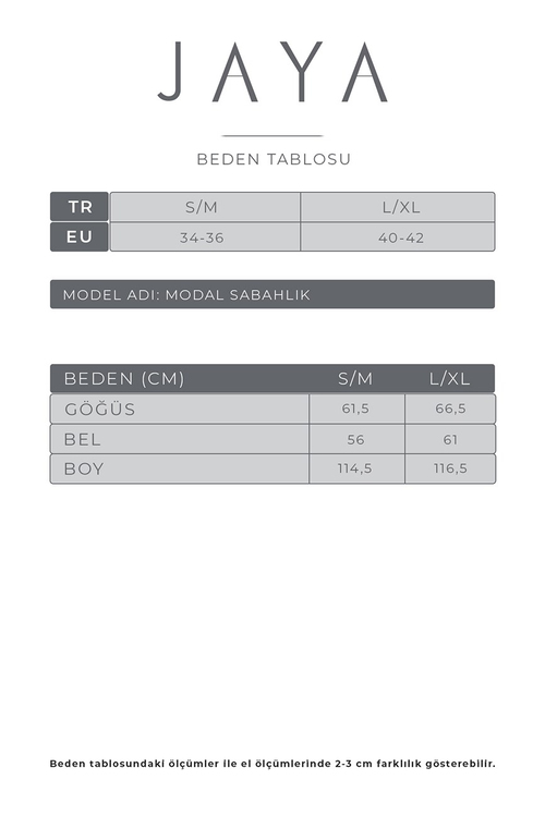 Modal Sabahlık / Siyah | JAYA