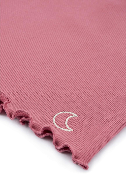 Ribana Uzun Kollu Şortlu Pijama Takımı / Pembe