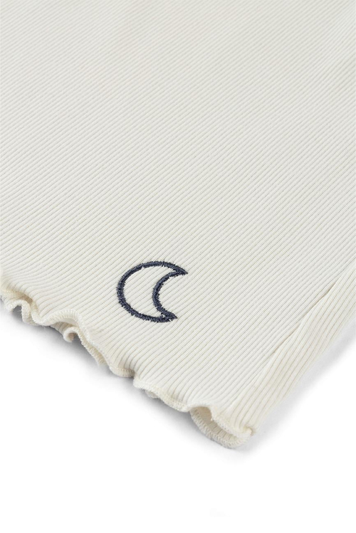 Ribana Uzun Kollu Şortlu Pijama Takımı / Ekru