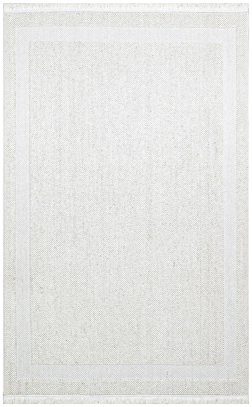 Cozy Bordür Krem - Modern Örgü Dokuma Makine Halısı