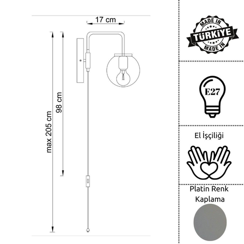 Sfera Aplik - Platin