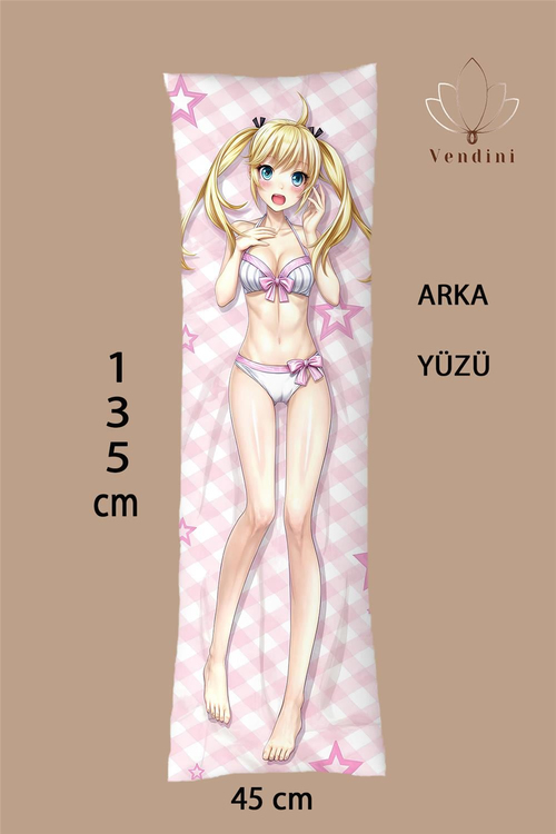 Anime Karakter Sarılma Yastığı Kılıfı 