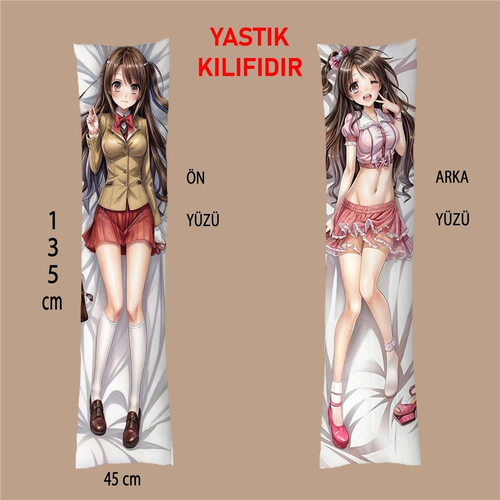 Anime Karakter Sarılma Yastığı Kılıfı 