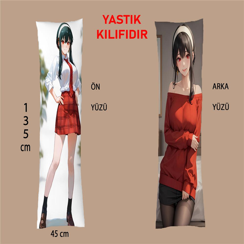 Anime Karakter Sarılma Yastığı Kılıfı 