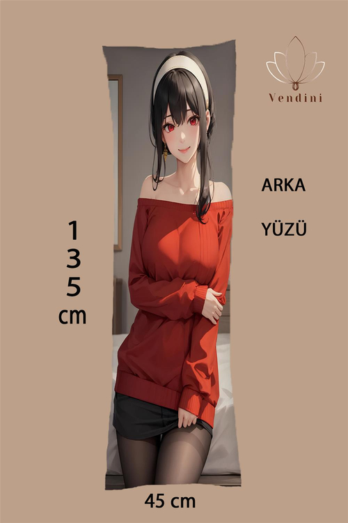 Anime Karakter Sarılma Yastığı Kılıfı 