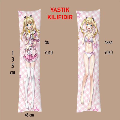 Anime Karakter Sarılma Yastığı Kılıfı 